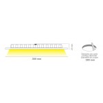 Downlight panel LED Redondo 300mm Blanco 24W PRO